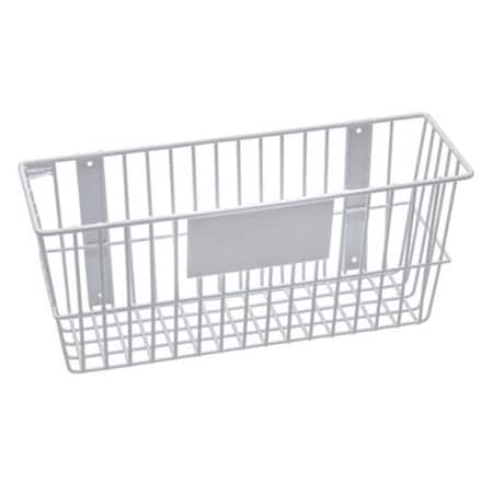 Rack Em Racks RACKEM RACKS 9188-W 18 x 6 x 8 in. Wire Basket - White 9188-W